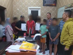 5 Anak Pembobol Lapak di Pasar Sumobito Akhirnya diserahkan kembali ke Orang tua