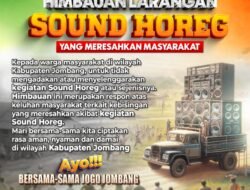 Himbauan Polres Jombang ; Sound Horeg dilarang di Jombang !!.