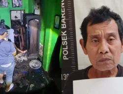 Sakit hati setelah cekcok dengan istri, suami bakar rumah saat istri sedang yasinan dirumah saudara
