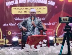 Haul Almaghfurlah KH. Abdul Manan ke35, pendiri Yayasan Pendidikan Madinatul Ulum Mojokrapak, dihadiri KH. Syaikhur Rizal dari Malang