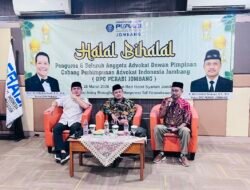 DPC PERADI Jombang gelar Silaturrahmi dan Halal Bihalal di Hotel Green Red Jombang