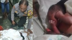 Penemuan Bayi masih lengkap dengan ari-ari di teras rumah warga Sawiji, Kecamatan Jogoroto