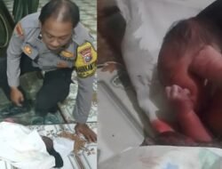 Penemuan Bayi masih lengkap dengan ari-ari di teras rumah warga Sawiji, Kecamatan Jogoroto